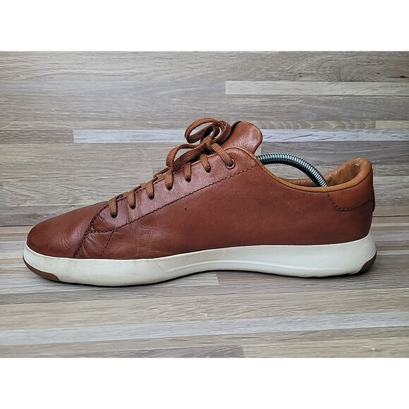 Cole Haan GrandPro Men's Size 11 Brown Leather GrandOs Comfort Sneaker Lace Up - Picture 4 of 13